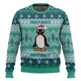 Hooktab Noot Noot Pingu Ugly Christmas Sweater