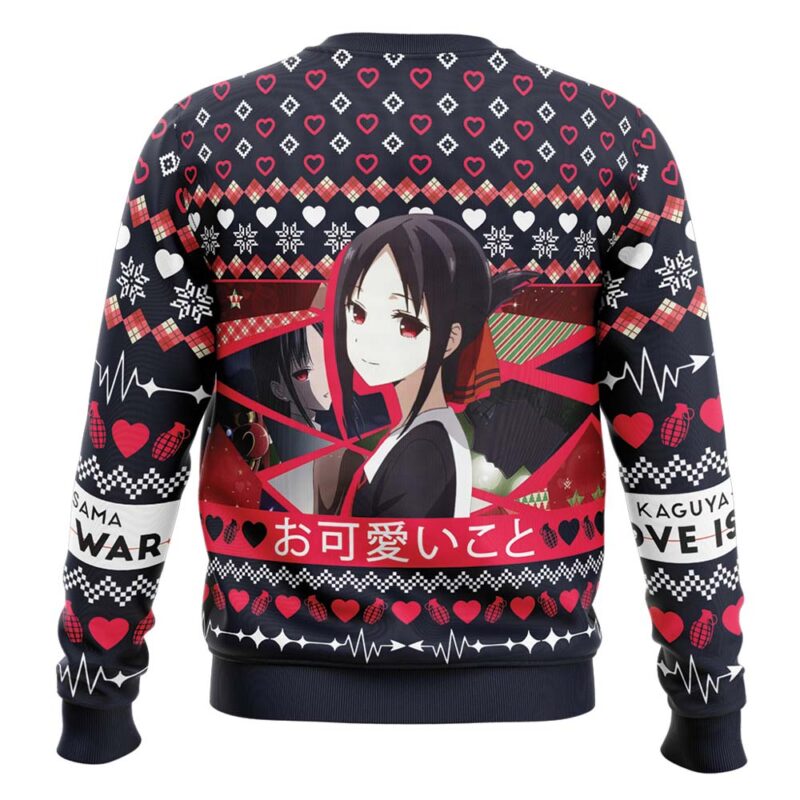 Hooktab O Kawaii Koto Kaguya-sama: Love Is War Ugly Christmas Sweater Hooktab O Kawaii Koto Kaguya-sama: Love Is War Ugly Christmas Sweater