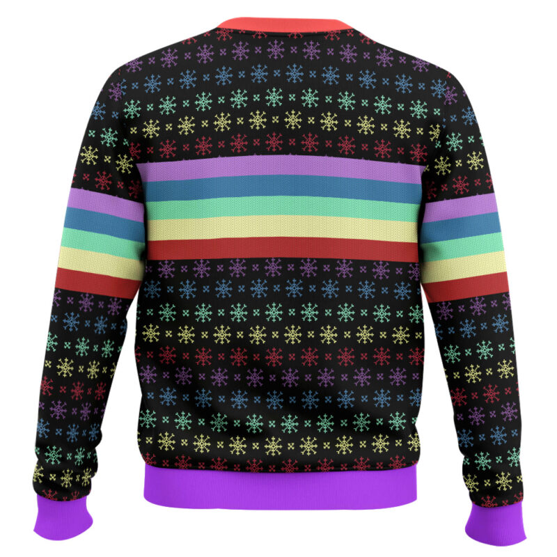 Hooktab Oh Deer I'm Qeer LGBT Support Ugly Christmas Sweater Hooktab Oh Deer I'm Qeer LGBT Support Ugly Christmas Sweater