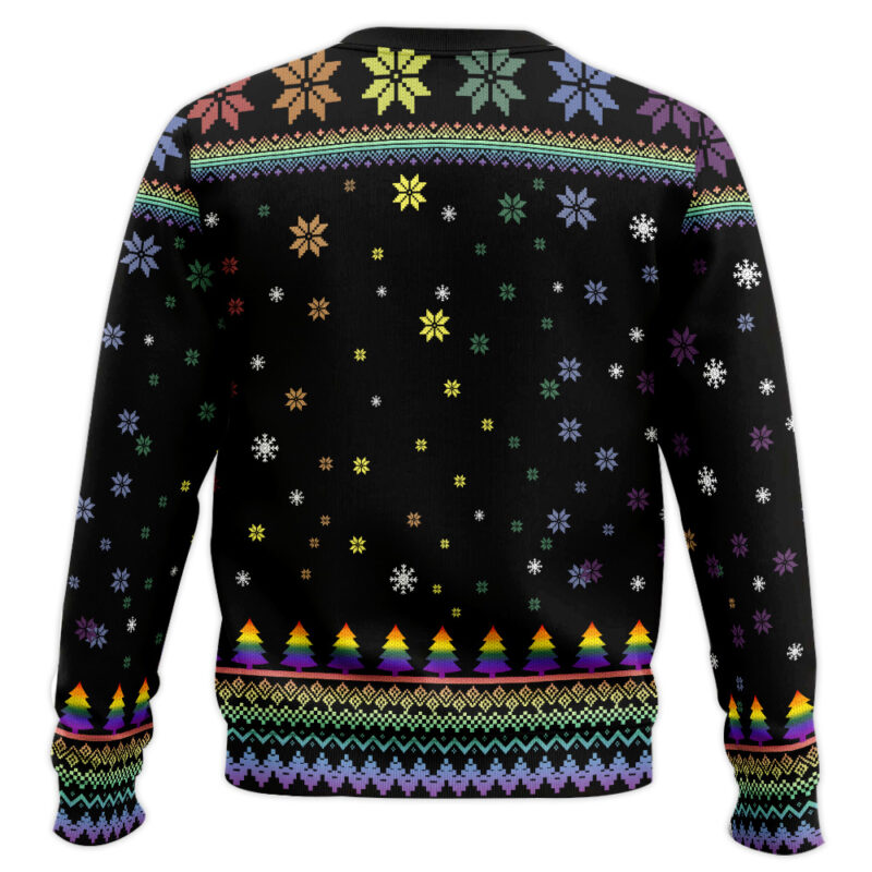 Hooktab Oh Deer I'm Queer LGBT Support Ugly Christmas Sweater Hooktab Oh Deer I'm Queer LGBT Support Ugly Christmas Sweater