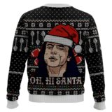 Hooktab Oh Hi, Santa Tommy Wiseau Ugly Christmas Sweater
