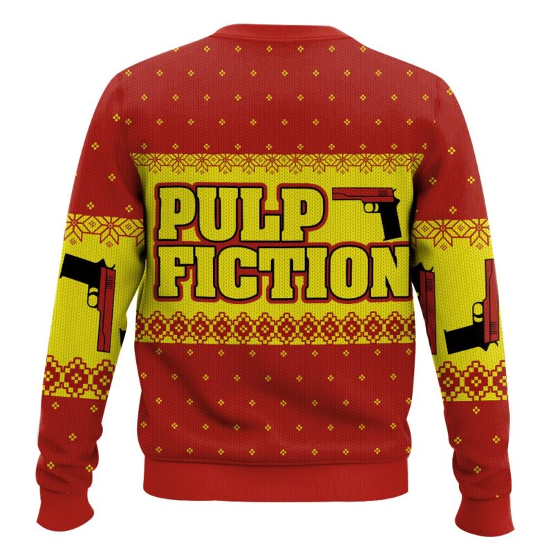 Hooktab Oh I'm Sorry Did I Break Your Concentration Pulp Fiction Ugly Christmas Sweater Hooktab Oh I'm Sorry Did I Break Your Concentration Pulp Fiction Ugly Christmas Sweater