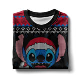 Hooktab Ohana Christmas Lilo And Stitch Ugly Christmas Sweater