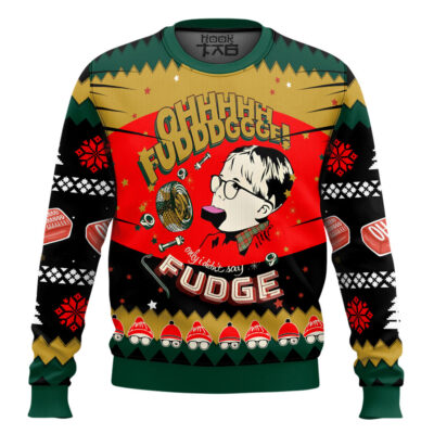 Hooktab Ohh Fudge A Christmas Story Ugly Christmas Sweater