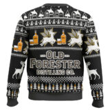 Hooktab Old Forester Bourbon Whiskey Ugly Christmas Sweater
