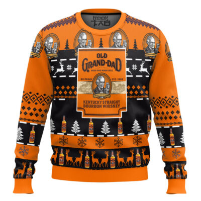 Hooktab Old Grand-Dad Ugly Christmas Sweater