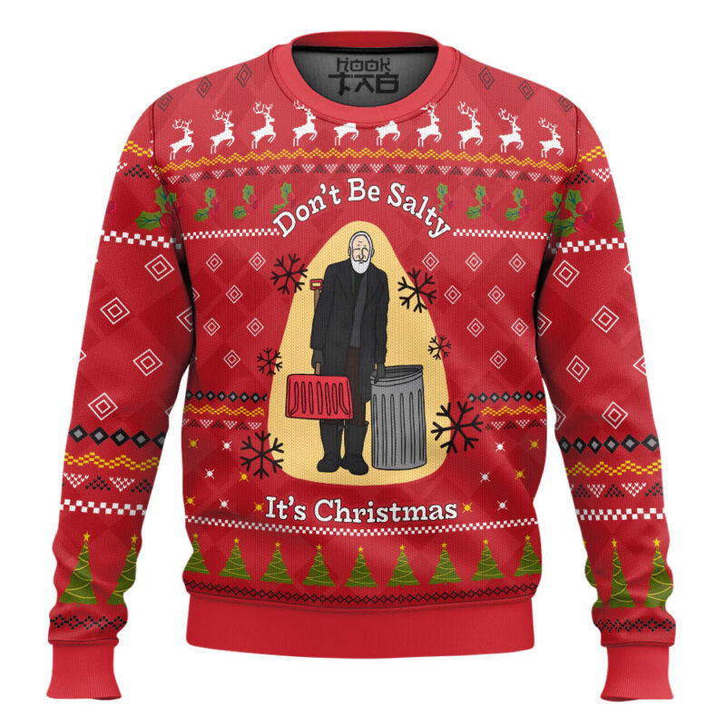 Hooktab Old Man Marley Home Alone Ugly Christmas Sweater