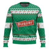 Hooktab Old Style Pilsner Ugly Christmas Sweater