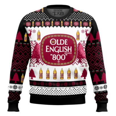 Hooktab Olde English Ugly Christmas Sweater