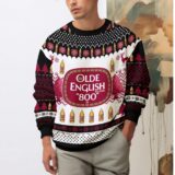 Hooktab Olde English Ugly Christmas Sweater