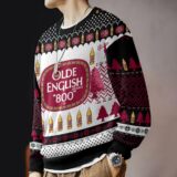Hooktab Olde English Ugly Christmas Sweater