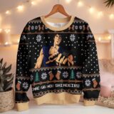 Hooktab Omae Wa Mou Shindeiru Ugly Christmas Sweater
