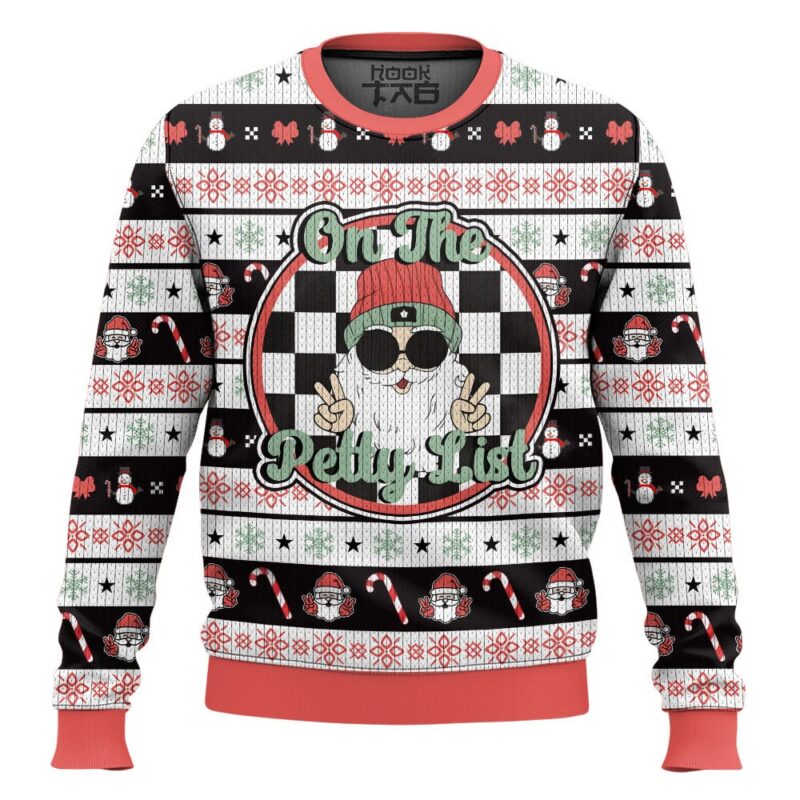 Hooktab On The Santa Petty List Ugly Christmas Sweater
