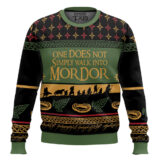Hooktab One Does Not Simply Walk Into Mordor The Lord Of The Rings Ugly Christmas Sweater