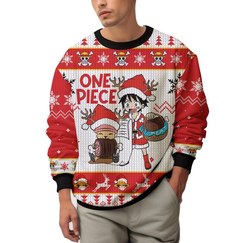 Hooktab One Piece Santa Ugly Christmas Sweater Hooktab One Piece Santa Ugly Christmas Sweater