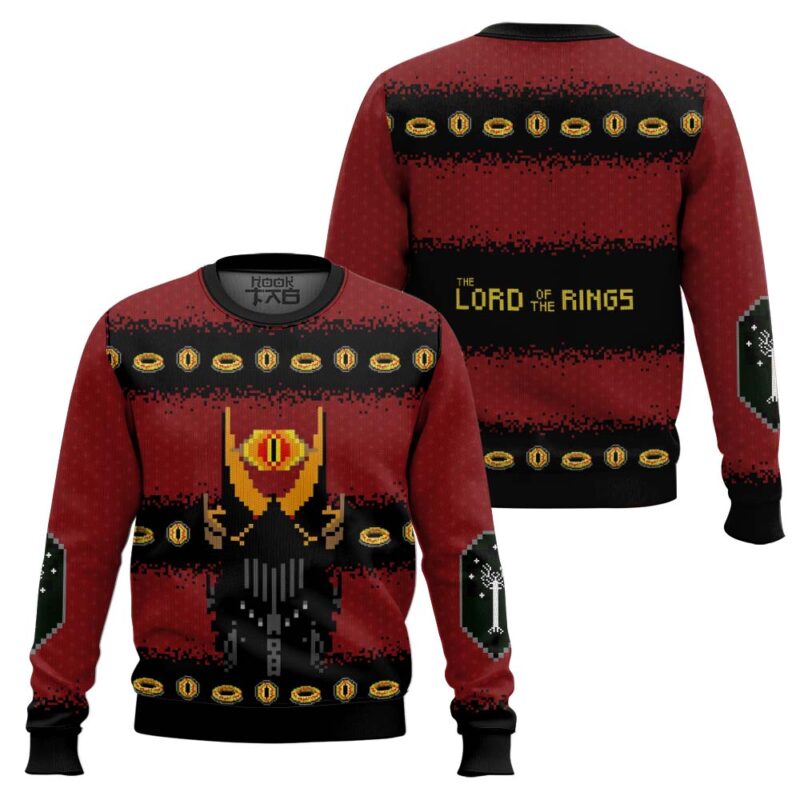 Hooktab One Ring To Rule Them All The Lord Of The Rings Ugly Christmas Sweater Hooktab One Ring To Rule Them All The Lord Of The Rings Ugly Christmas Sweater
