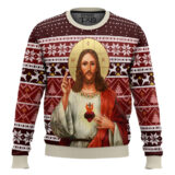 Hooktab Orthodox Jesus Ugly Christmas Sweater