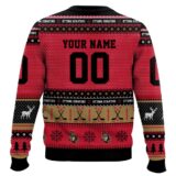 Hooktab Ottawa Senators - Custom Name And Number Ugly Sweater