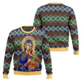 Hooktab Our Lady Of Perpetual Help Ugly Christmas Sweater