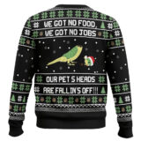 Hooktab Our Pets Heads Are Falling Off Dumb And Dumber Ugly Christmas Sweater