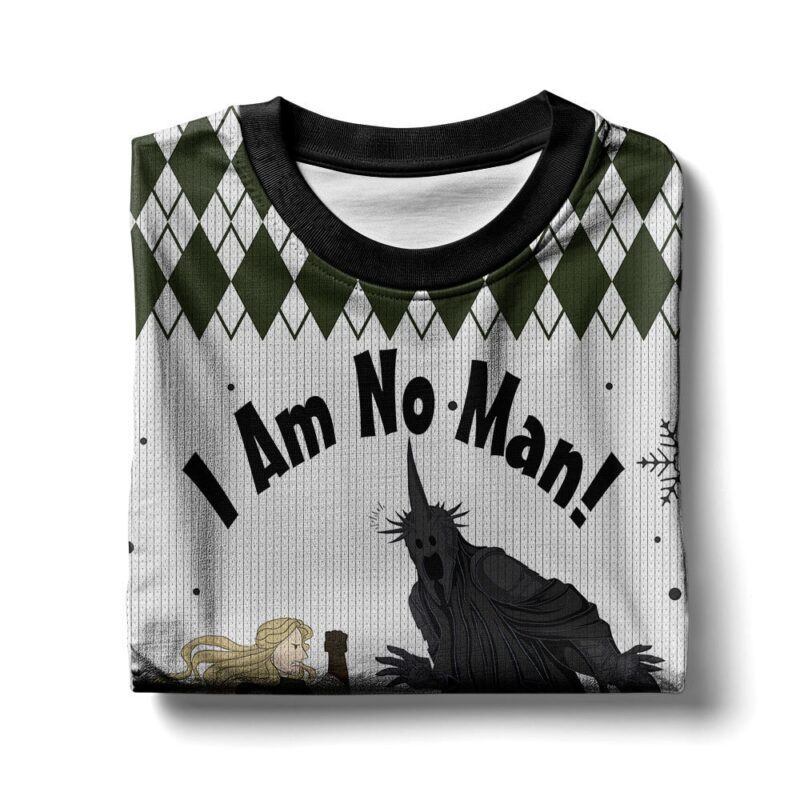 Hooktab Éowyn I Am No Man The Lord Of The Rings Ugly Christmas Sweater Hooktab Éowyn I Am No Man The Lord Of The Rings Ugly Christmas Sweater