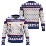 Hooktab Pabst Blue Ribbon American Lager Ugly Christmas Sweater