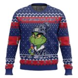 Hooktab Pabst Blue Ribbon Makes Me Happy Ugly Christmas Sweater