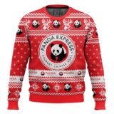 Hooktab Panda Express Gourmet Chinese Food Ugly Christmas Sweater