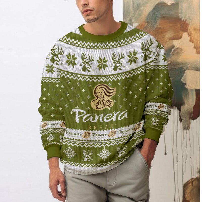 Hooktab Panera Bread Ugly Christmas Sweater Hooktab Panera Bread Ugly Christmas Sweater