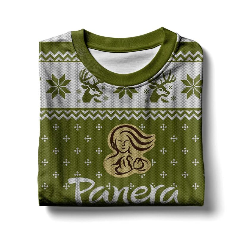 Hooktab Panera Bread Ugly Christmas Sweater Hooktab Panera Bread Ugly Christmas Sweater