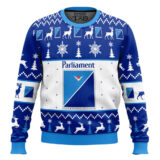 Hooktab parliament cigarettes Ugly Christmas Sweater