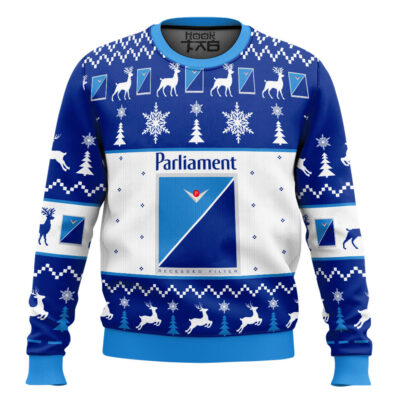 Hooktab parliament cigarettes Ugly Christmas Sweater