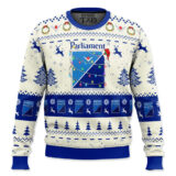 Hooktab parliament cigarettes Ugly Christmas Sweater