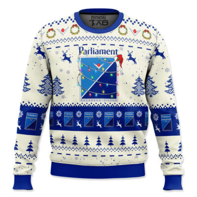 Hooktab parliament cigarettes Ugly Christmas Sweater