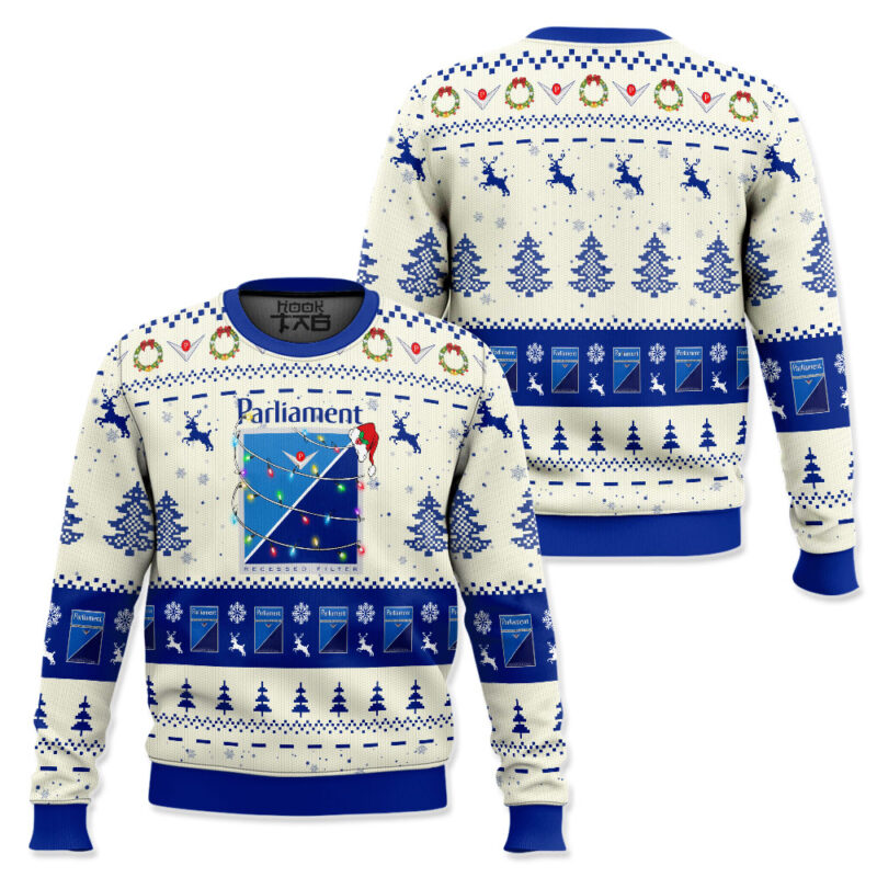 Hooktab parliament cigarettes Ugly Christmas Sweater Hooktab parliament cigarettes Ugly Christmas Sweater