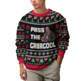 Hooktab Pass The Gabagool The Sopranos Ugly Christmas Sweater