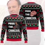 Hooktab Pass The Gabagool The Sopranos Ugly Christmas Sweater