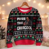 Hooktab Pass The Gabagool The Sopranos Ugly Christmas Sweater