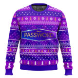 Hooktab Password Ugly Christmas Sweater