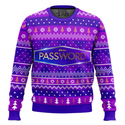 Hooktab Password Ugly Christmas Sweater