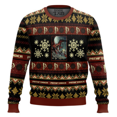 Hooktab Pathfinder Board Games Ugly Christmas Sweater