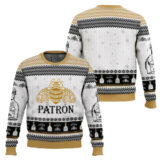 Hooktab Patron Tequila Silver Ugly Christmas Sweater