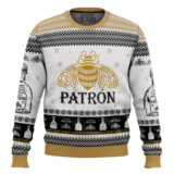 Hooktab Patron Tequila Silver Ugly Christmas Sweater