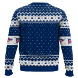 Hooktab Penn State Nittany Lions - Custom Name And Number Ugly Christmas Sweater