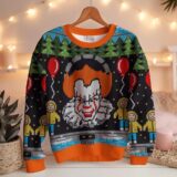 Hooktab Pennywise It Ugly Christmas Sweater