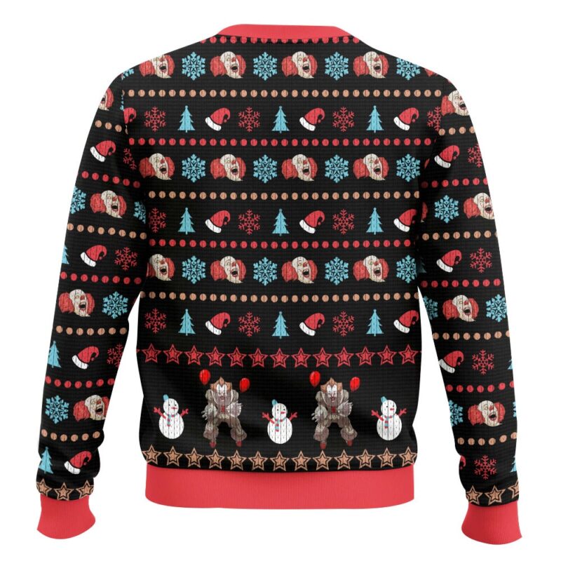 Hooktab Pennywise You Float My Boat It Ugly Christmas Sweater Hooktab Pennywise You Float My Boat It Ugly Christmas Sweater