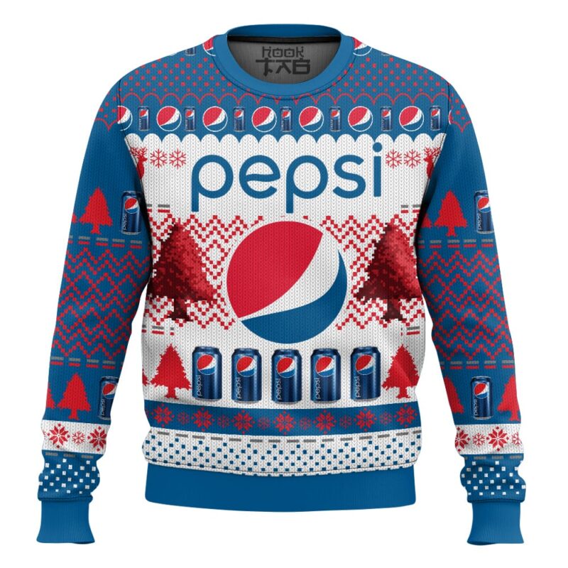 Hooktab Pepsi Ugly Christmas Sweater