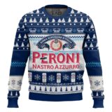 Hooktab Peroni Nastro Azzurro Ugly Christmas Sweater
