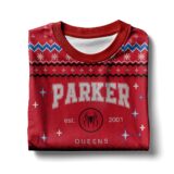 Hooktab Peter Parker Spiderman Ugly Christmas Sweater
