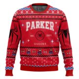 Hooktab Peter Parker Spiderman Ugly Christmas Sweater